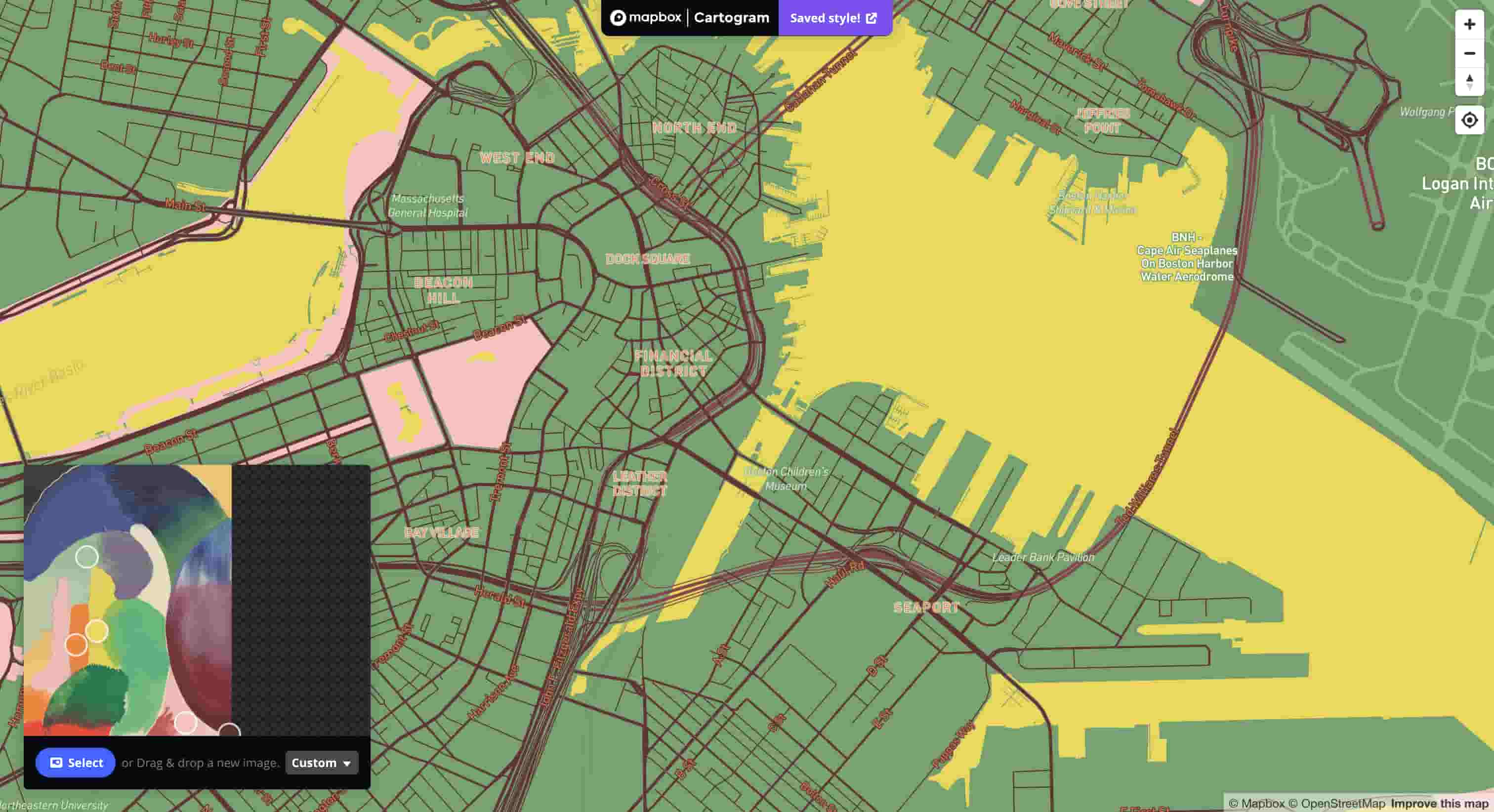 Mapbox exploration 2 using cartogram